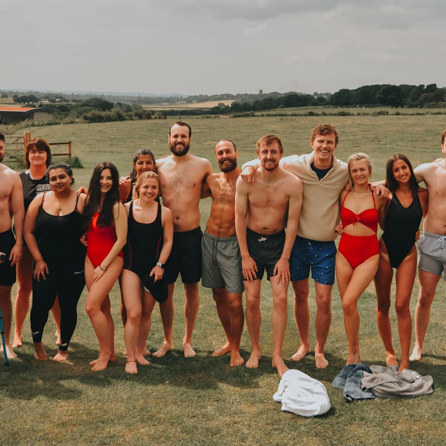 A corporate wellbeing day at The Farm Club